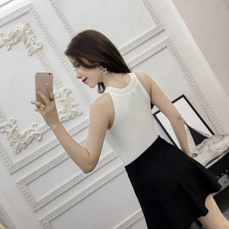 Áo len dệt kim phong cách đơn giản và thanh lịch cho phái nữ