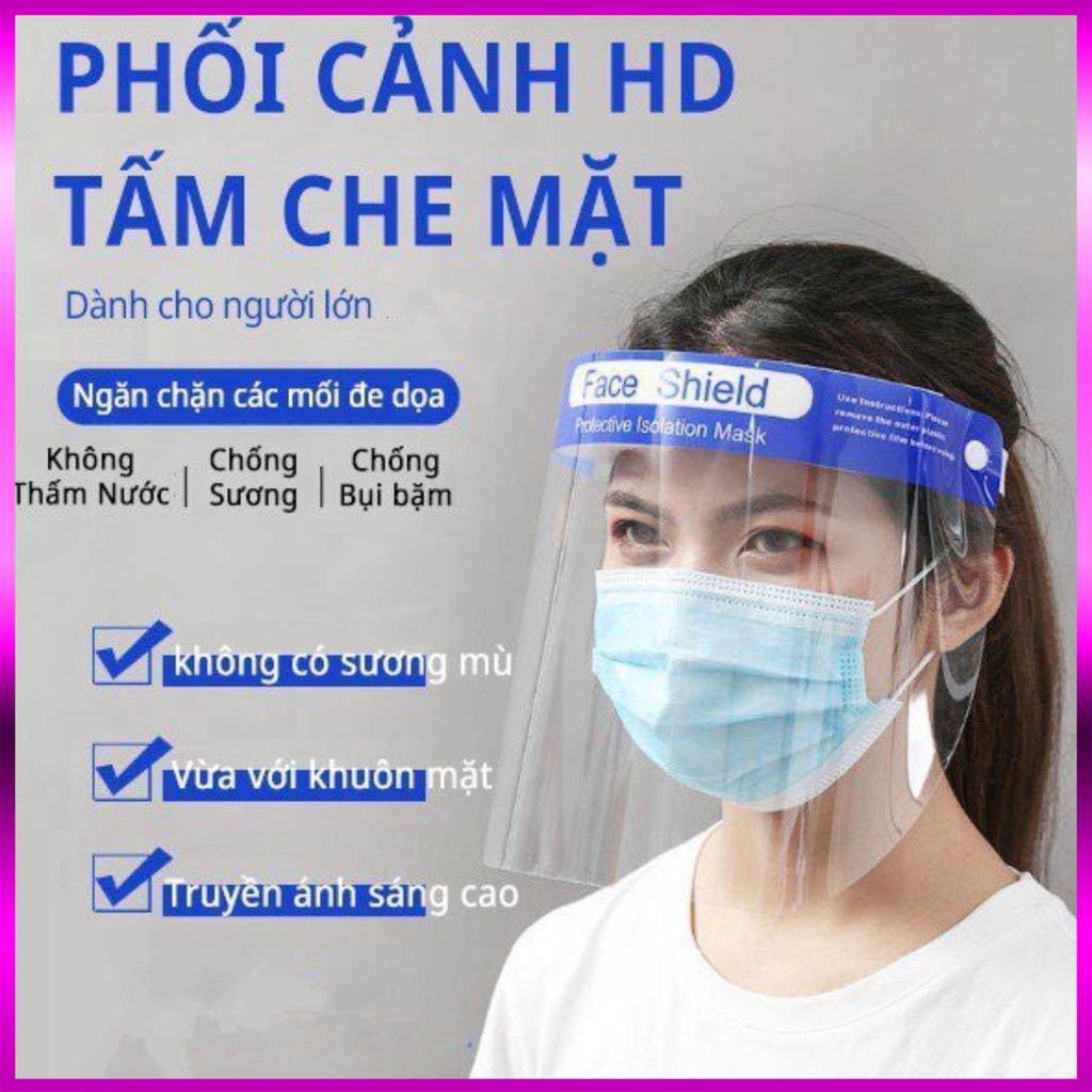 Kính bảo hộ chống dịch, chống bụi cho người lớn, tùy chỉnh cỡ đeo không đau đầu