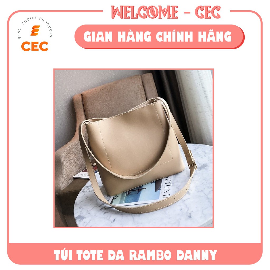 Túi xách da cho Nữ Rambo Danny, Túi thời trang trẻ 2021 bằng da đeo vai kích thước 30x25cm TX10 [CEC Store]