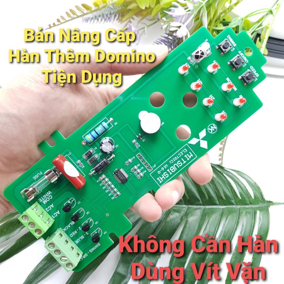 Bo Mạch Quạt Treo Tường W16-R W16RT Hàn sẵn domini không cần máy hàn