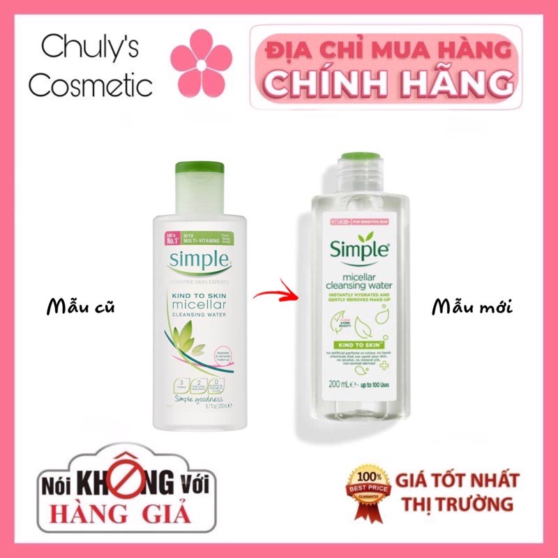 Nước tẩy trang Simple | BigBuy360 - bigbuy360.vn