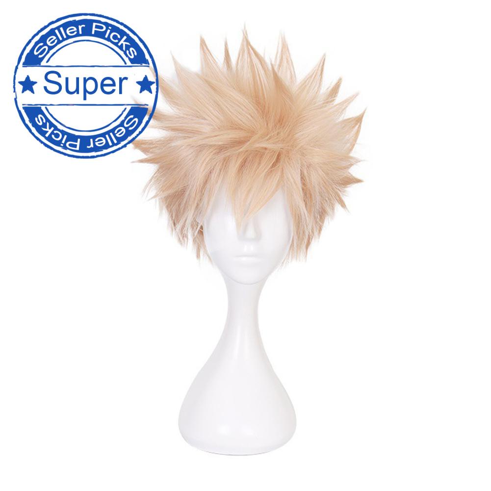 Bộ Tóc Giả Hóa Trang Bakugou Katsuki My Hero Academia Baku No Hero L7D6