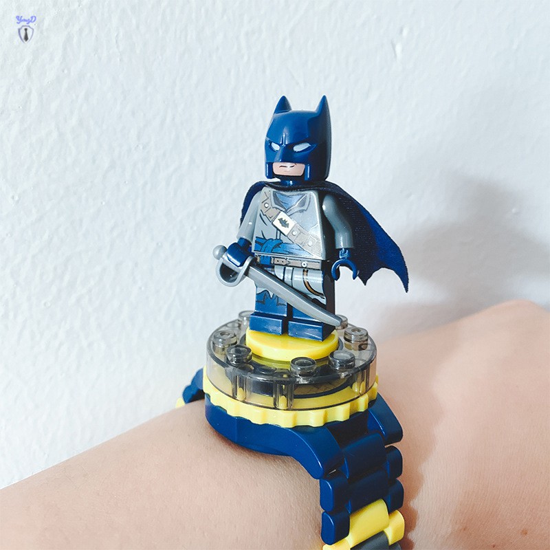 VN Đồng Hồ Đồ Chơi Lắp Ráp Hình Nhân Vật Siêu Anh Hùng Cho Bé