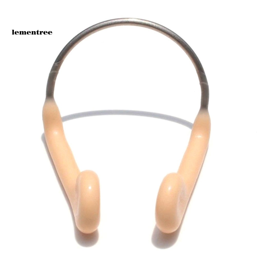 Kẹp Mũi Bằng Silicon Mềm Khung Kim Loại Dùng Đi Bơi / Lặn Tiện Dụng