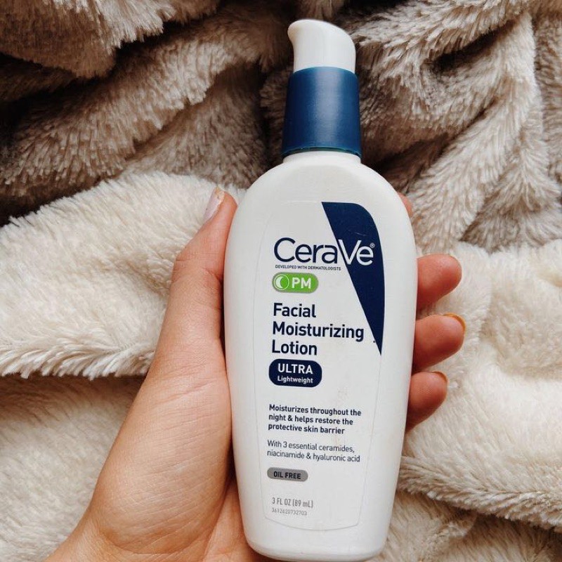 [BILL Mỹ] Kem dưỡng ẩm dưỡng da ban đêm Cerave PM facial moisturizing lotion