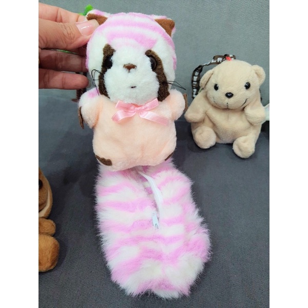 Gấu bông móc khoá túi hình con chồn