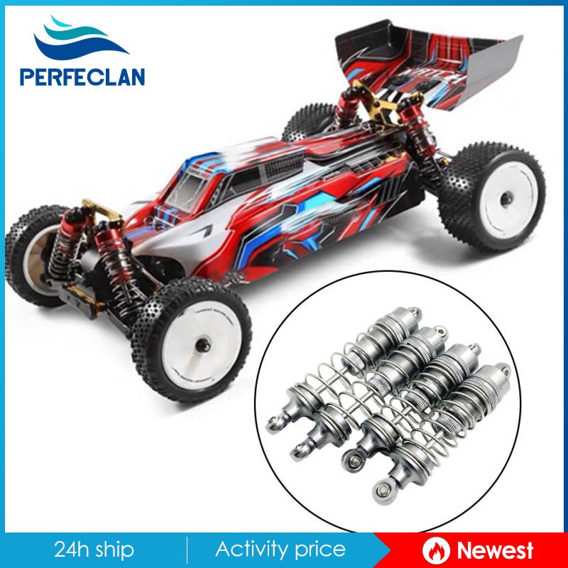 Bộ Giảm Xóc Bằng Kim Loại Cho Xe Điều Khiển Từ Xa Wltoys 1 / 10 104001 Mô Hình Xe Hơi Buggy Màu Đỏ Độc Đáo