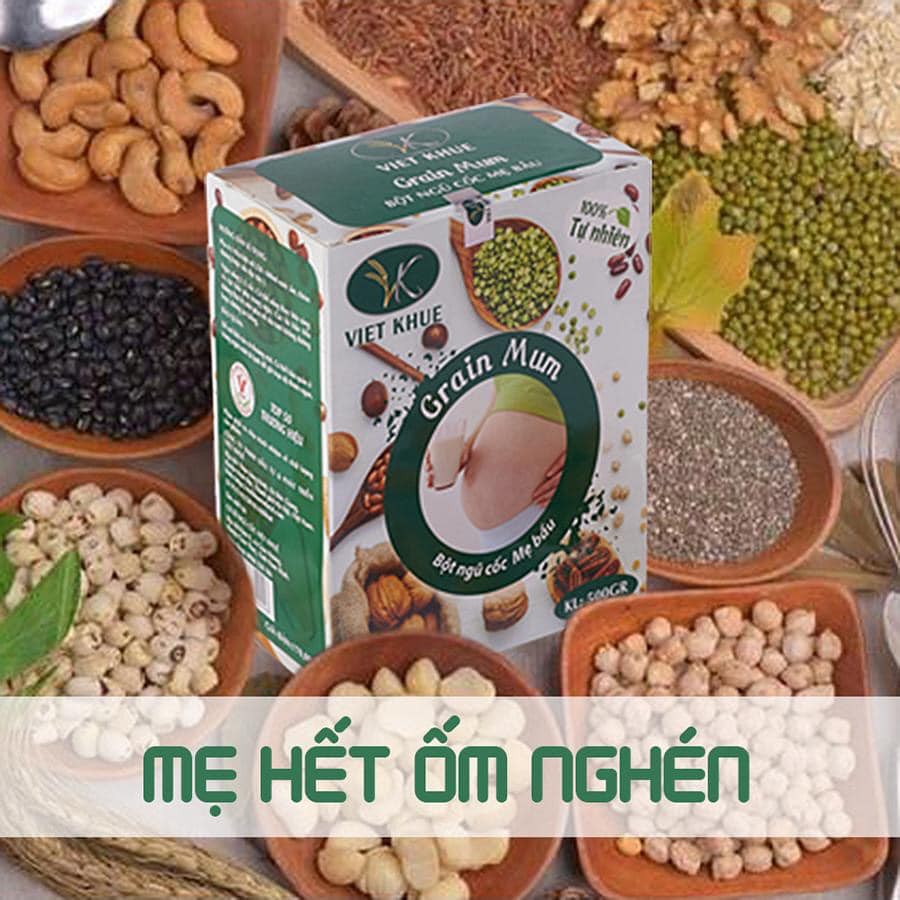 Ngũ Cốc Cho Bà Bầu An Thai Grain Mum Việt Khuê Hộp 500Gr