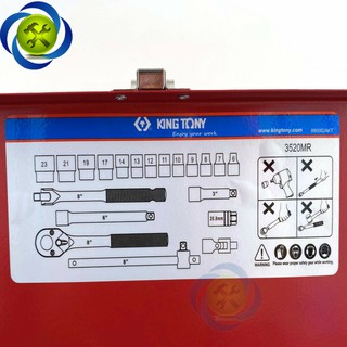 BỘ TUÝP 20 CHI TIẾT KINGTONY 3520MR