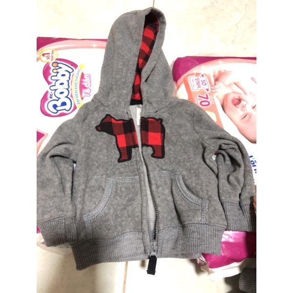 Áo khoác nỉ cho bé sơ sinh