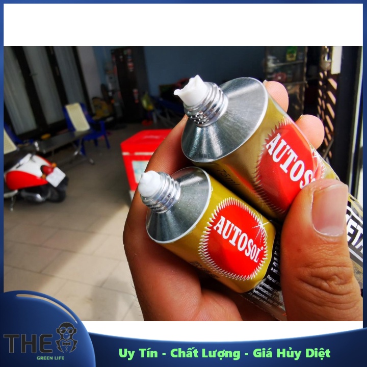 Kem Đánh Bóng Kim Loại, Inox ,Nhôm Autosol Metal Polish  Tăng Khăn ---Uy Tín - Chất Lượng - Giá H