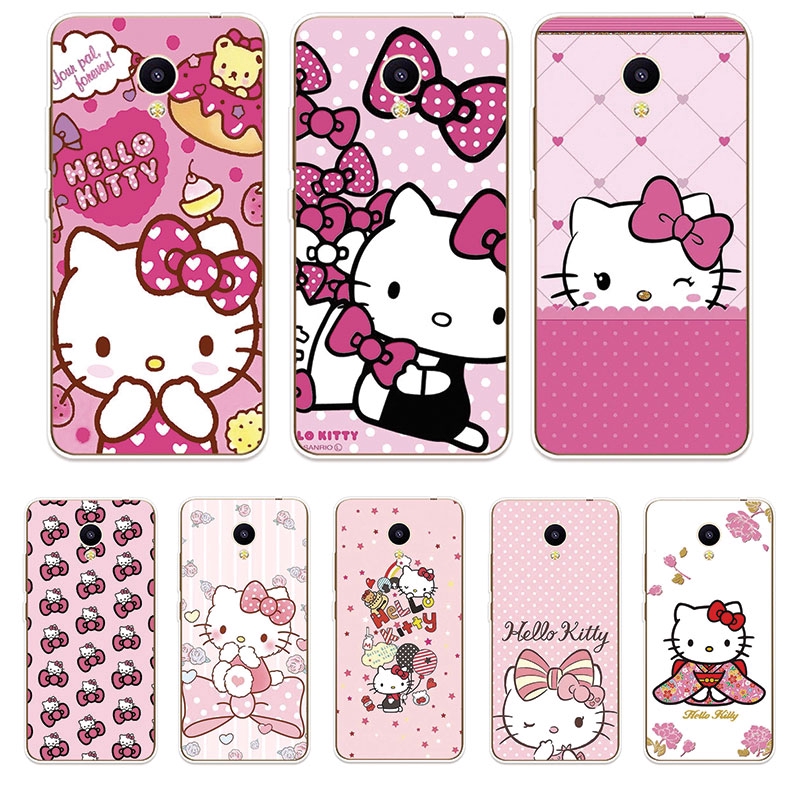 Ốp Lưng Meizu M5C M5S M6S M6T U10 U20 TPU mềm Case Hello Kitty