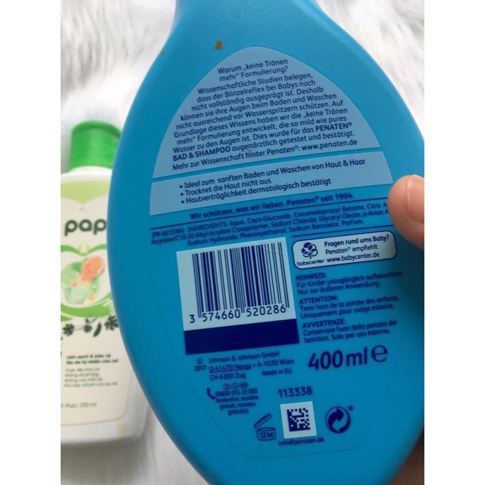 Sữa Tắm Gội PENATEN Chống Cảm Đức 400ml [Chuẩn Đức]