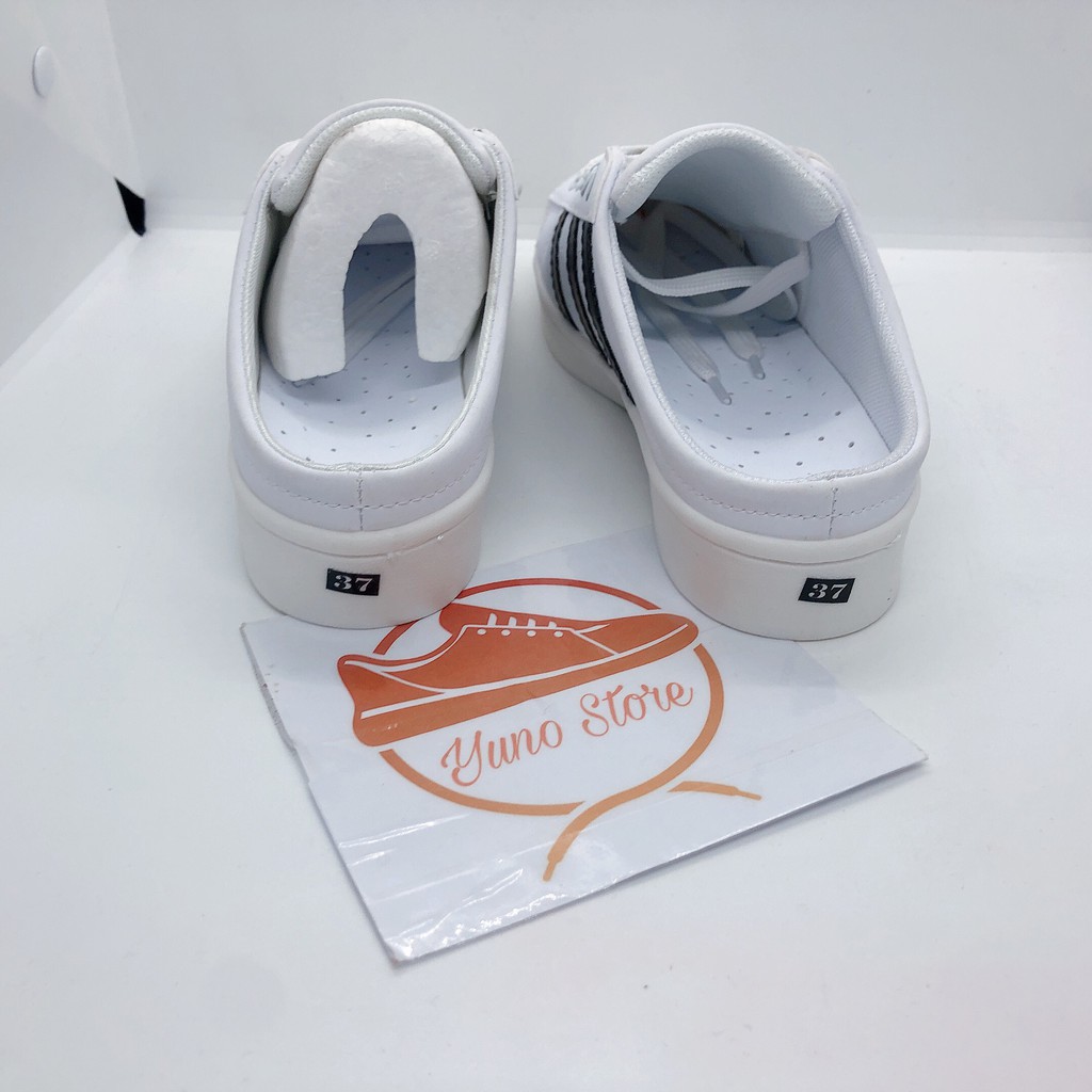 Giày Thể Thao Sneaker Sục Trắng Nữ Cao Cấp - ASD2 | BigBuy360 - bigbuy360.vn
