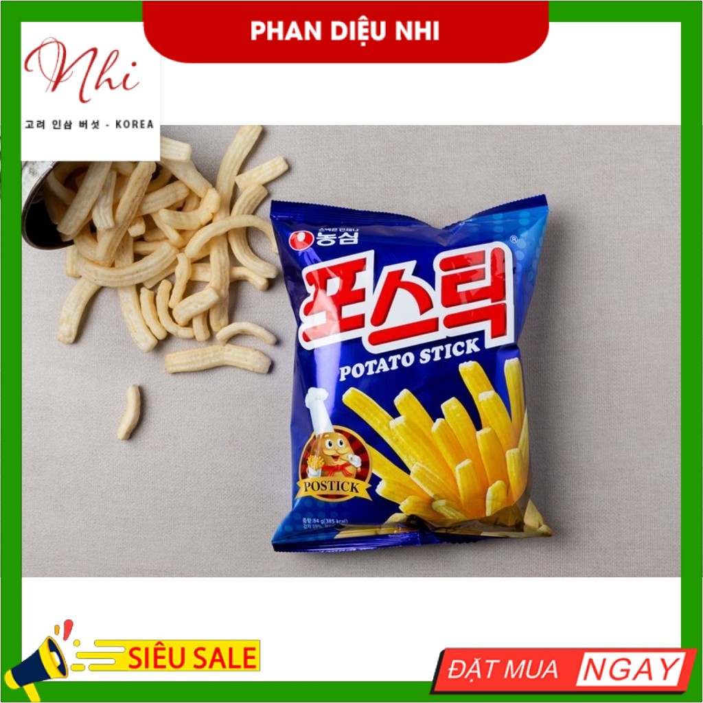 [NONGSHIM] SNACK KHOAI TÂY QUE 84G - [농심] 포스틱 84G