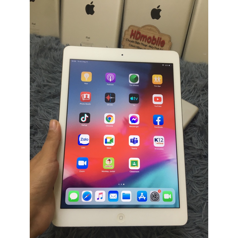 máy tính bảng i pad air 1 wifi / 4G wifi 32GB