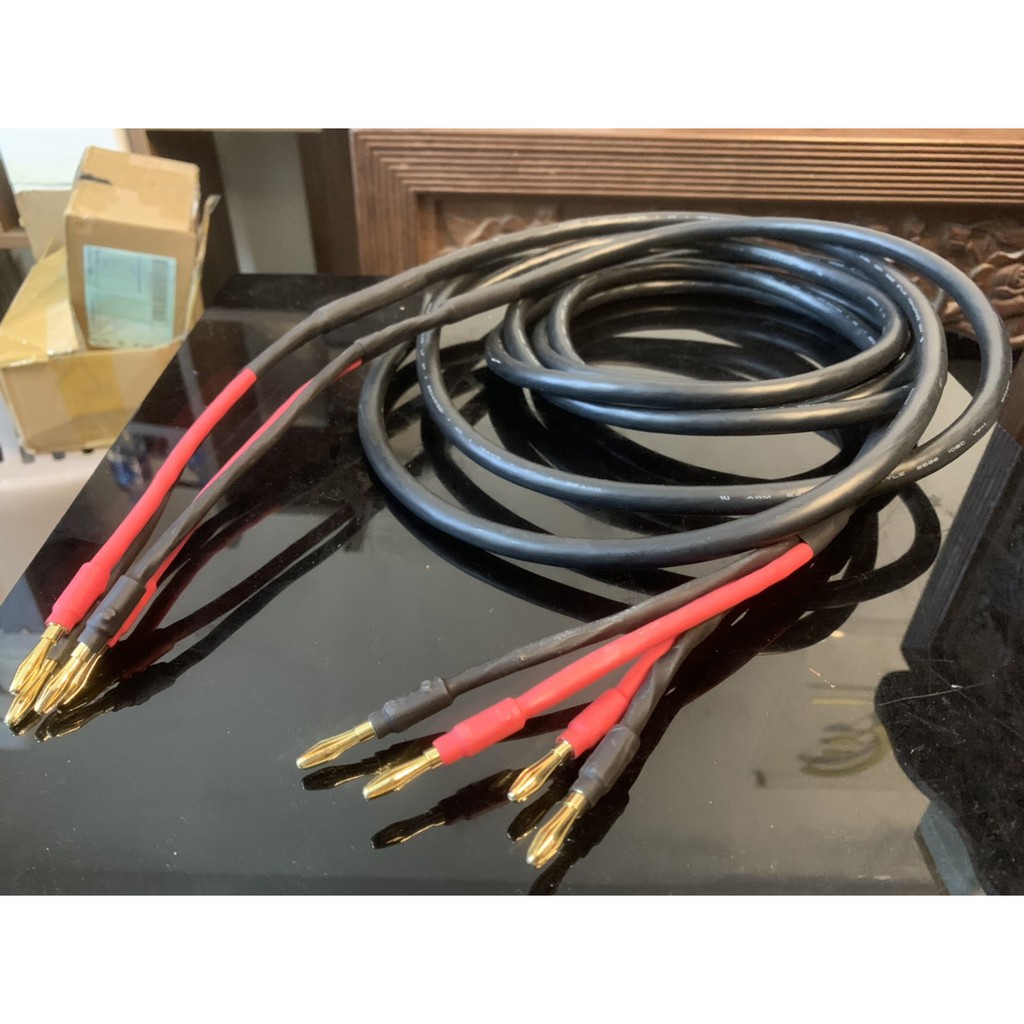 Bộ Dây Loa Hitachi Nhật bãi Hi end Jack bắp chuối mạ vàng