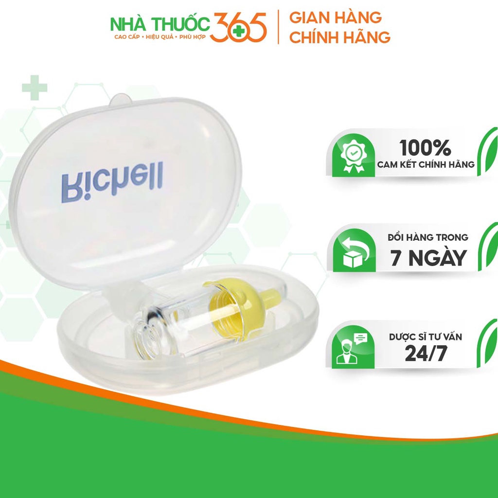 Dụng Cụ Hút Mũi RICHELL Đầu Hút Silicone Mềm, Vệ Sinh Mũi Cho Bé Đơn Giản Và An Toàn