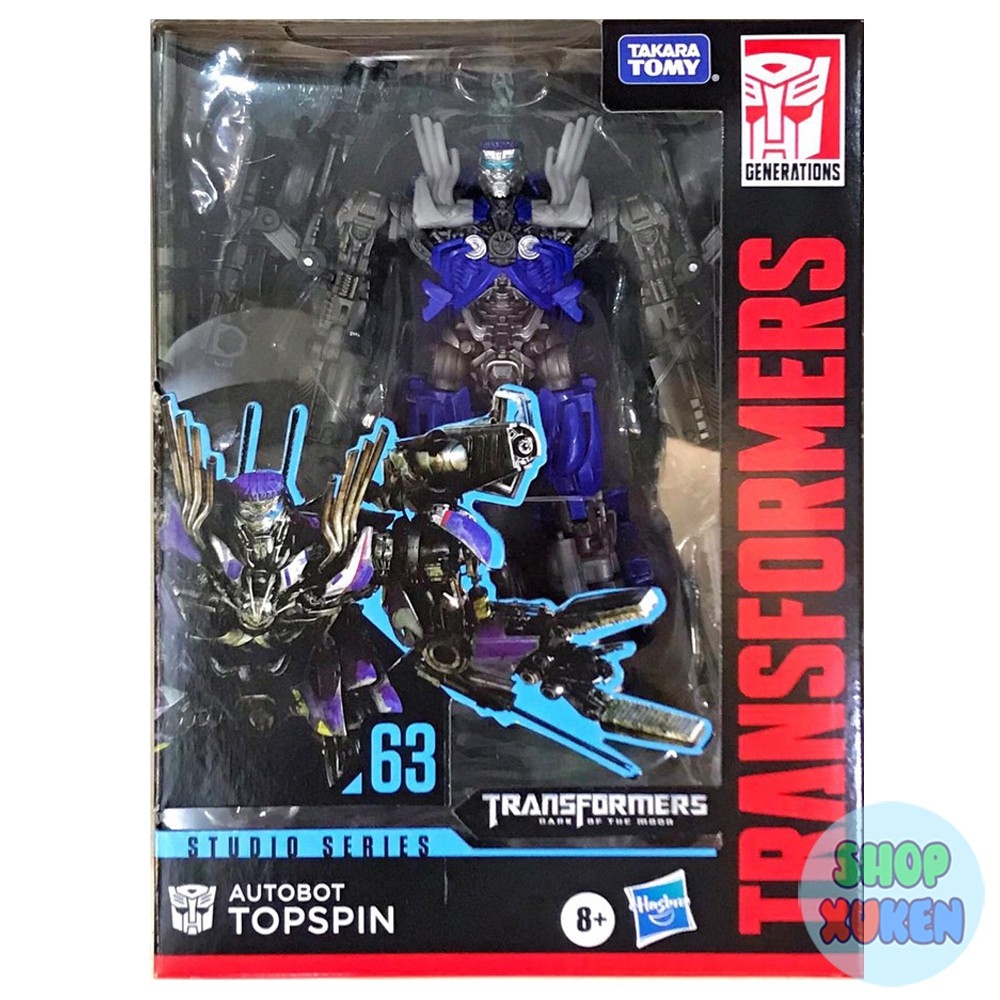 Topspin SS63 Robot Đồ Chơi Biến Hình Transformers Deluxe Class Trong Bộ 3 Wreckers Studio Series - Mô Hình Transformers
