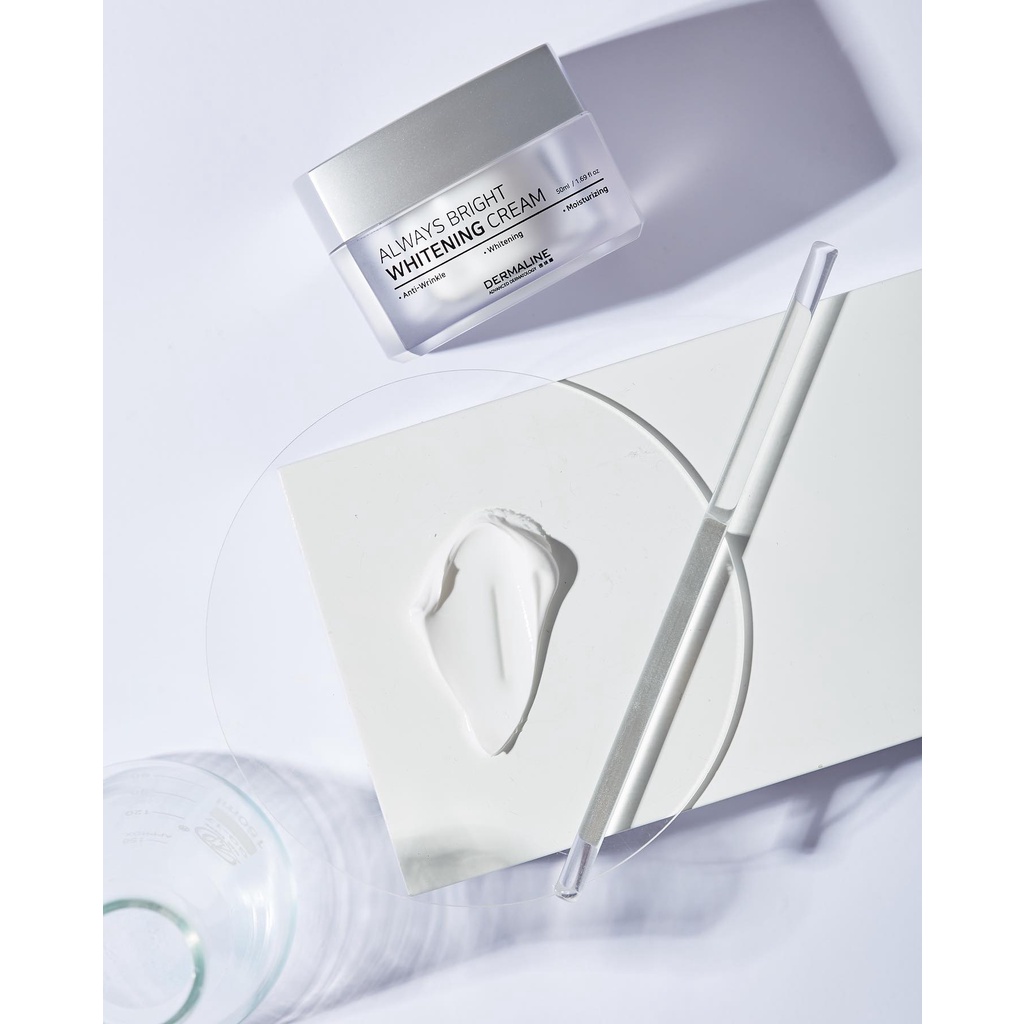 Kem Dưỡng Trắng Da Hỗ Trợ Nâng Tone Whitening DERMALINE Hàn Quốc