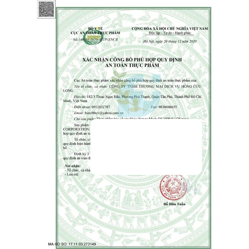 NM D3 1000 IU Mỹ 100 viên date 11/2024