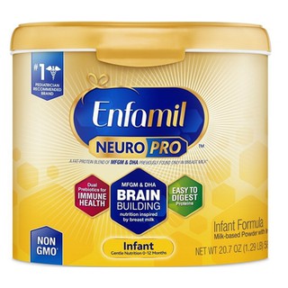 Sữa bột Enfamil Neuro Pro NON-GMO Infant Formula 581g của Mỹ ̣̣̣