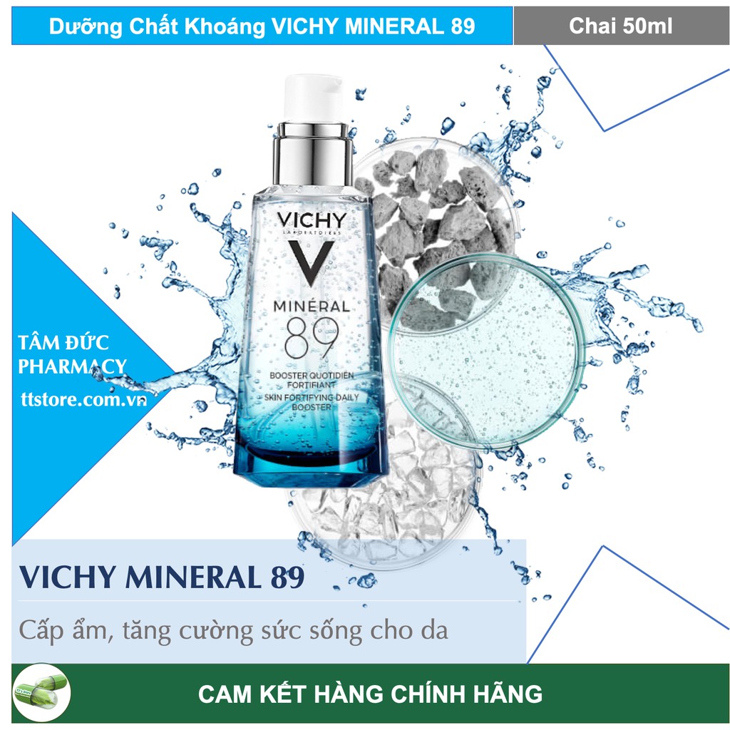 VICHY MINERAL 89 [Chai 50ml] - Dưỡng chất khoáng cô đặc [mineral89 / vichy]