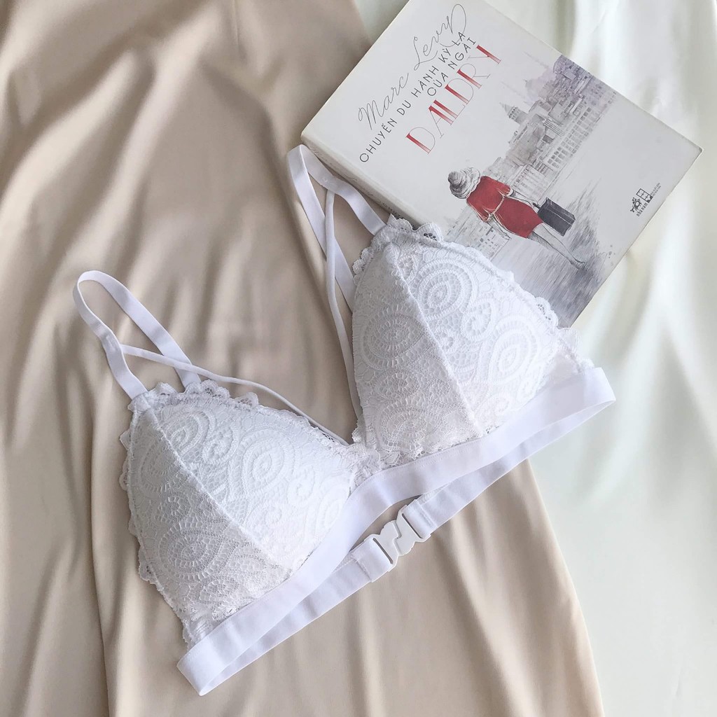 ÁO BRALETTE CHỮ V NGỰC MẶC KẾT HỢP ÁO TRỄ CỔ