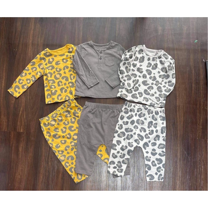 Set 3 bộ dài tay cho bé Tu (auth)