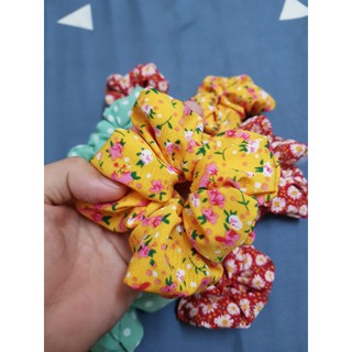 Cột Tóc Vải Scrunchies - Dây Buộc Tóc Scrunchies ( vintage