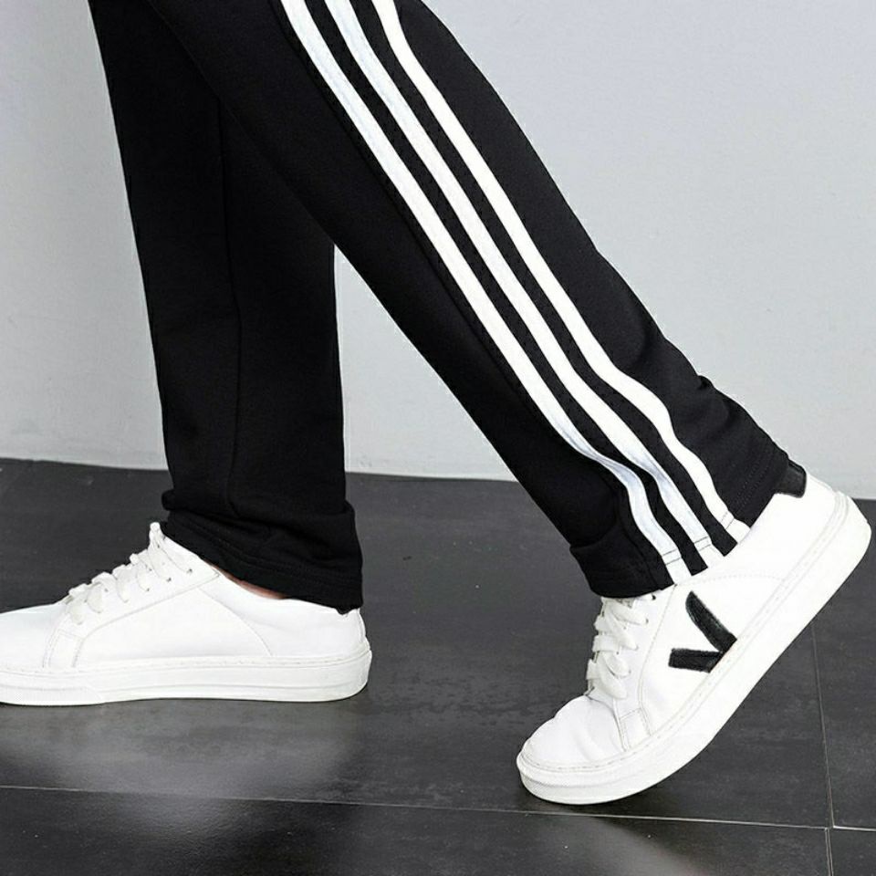 Quần thể thao nam nữ, quần thu đông nam chất nỉ poly dầy dặn co dãn thoải mái