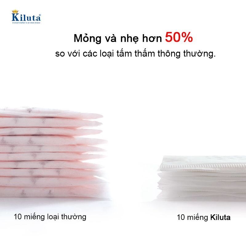 LÓT THẤM SỮA ⚡️FREESHIP⚡️ Lót Thấm Sữa Kiluta Hộp 24 Miếng Siêu Mỏng Siêu Thấm