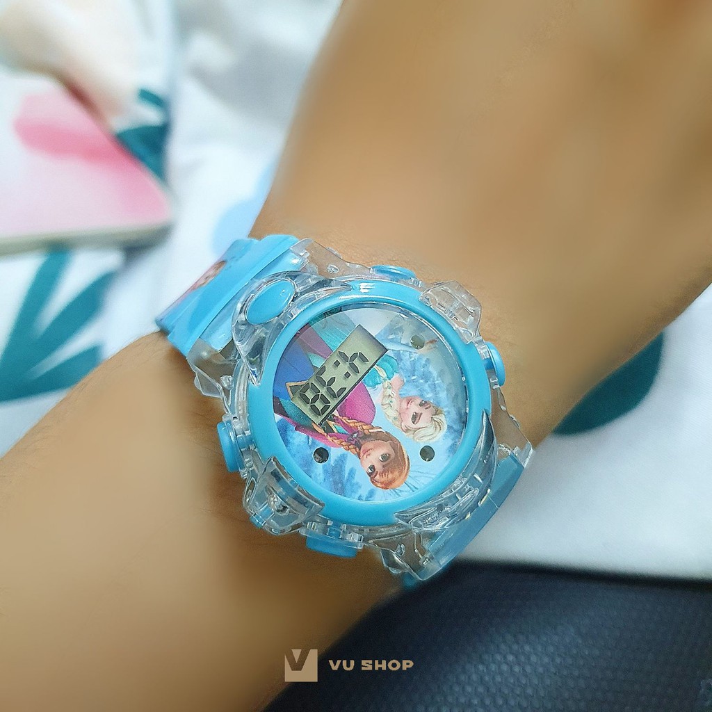 ĐỒNG HỒ TRẺ EM - ĐÈN LED ĐỔI MÀU, CÓ NHẠC (Nhiều màu) | BigBuy360 - bigbuy360.vn