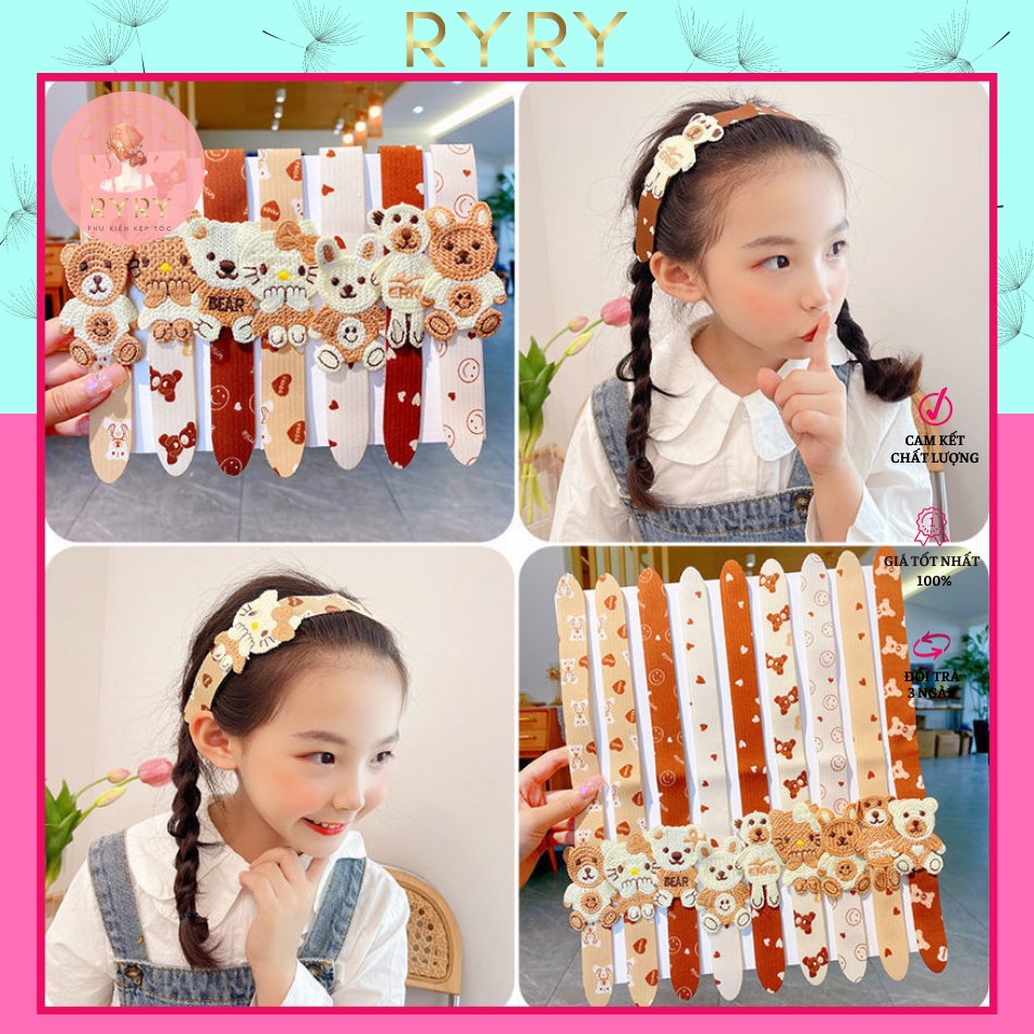 Cài Dán Tóc Siêu Dễ Thương Xinh Xắn Cho Bé Gái