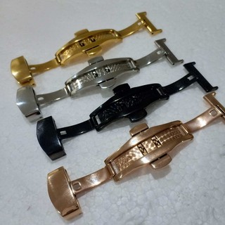 Khóa Bướm Đồng Hồ dây da