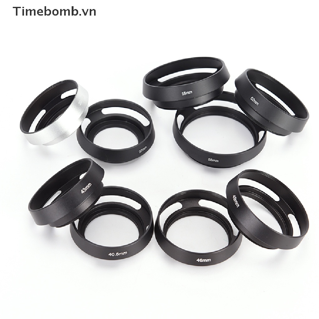 Loa Che Nắng 37 39 40.5 43 46 49 52 55 58 62 67 mm Bằng Kim Loại Cho Leica Canon Nikon Mới
