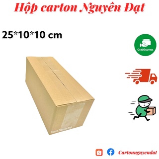 Combo 100 thungf Carton size 2510 cm gói hàng chuẩn , tiện lợi và an toàn