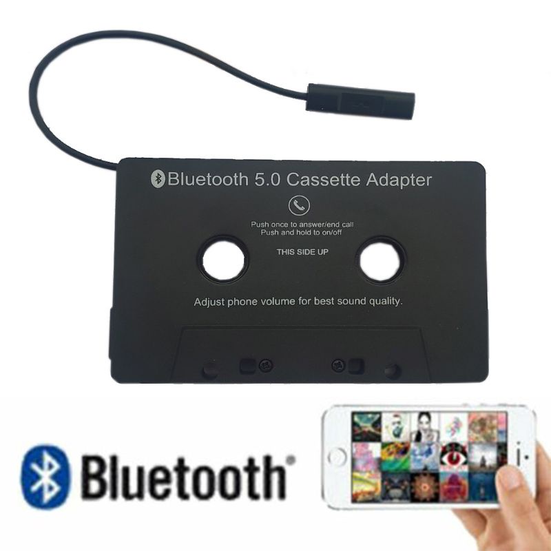 Máy Nghe Nhạc Băng Cát Sét Không Dây Kết Nối Bluetooth Kèm Sạc Lâu Trôi