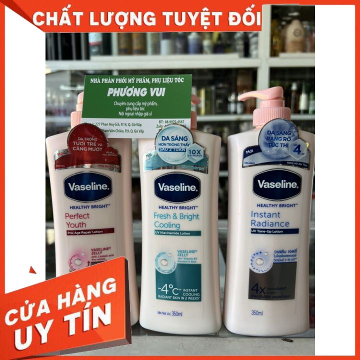 Sữa Dưỡng Thể Sáng Da Vaseline  350ml đủ màu  dưỡng trắng dưỡng ẩm ,phục hồi da , mát lanh ,(chính chính hãng công ty)