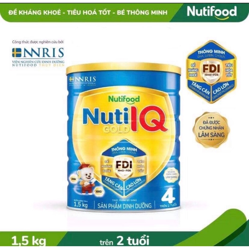 Sữa NutiIQ Gold 4 1.5kg