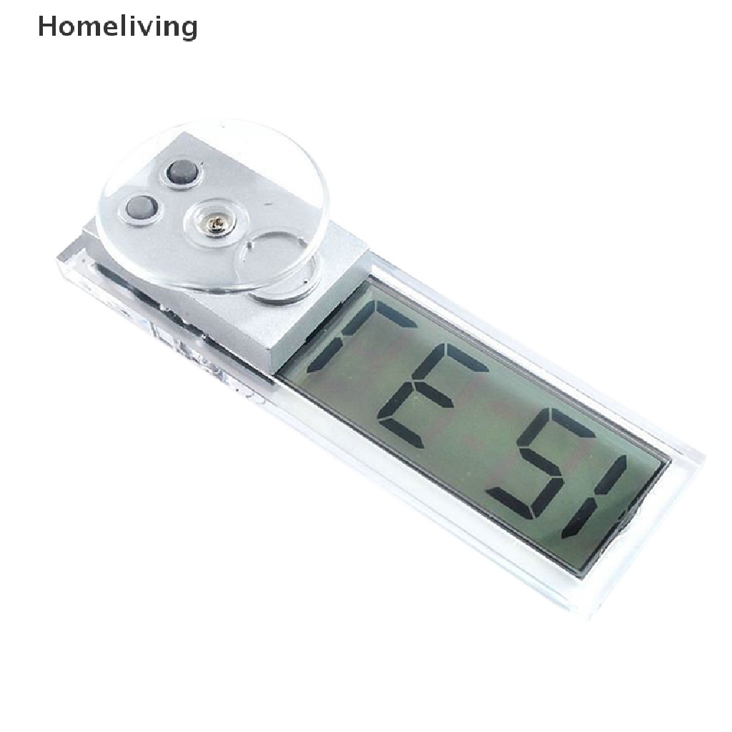 Đồng Hồ Điện Tử Mini Màn Hình LED Có Giác Hút Gắn Cửa Sổ Xe Hơi