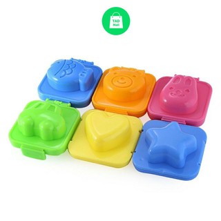 Bộ 6 Khuôn Tạo Hình Cơm, Đậu Hủ, Khuôn Làm Bánh Cho Bé Ăn Dặm