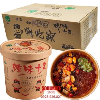 Thùng 6 hộp miến chua cay Trùng Khánh hộp 102gram