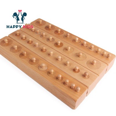 Giảm 10% [Tối Đa 35K Đơn Từ 50K] - Bộ Núm Trụ Size To Bản Chuẩn Đẹp Giáo Cụ Montessori