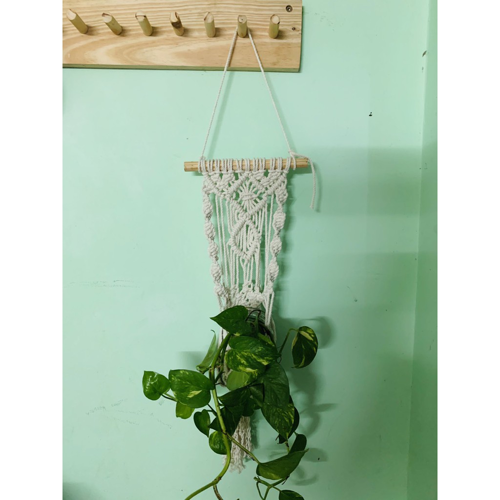 Dây treo chậu cây macrame