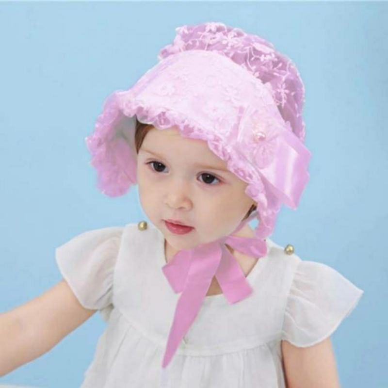 Nón ren kiểu Cô Gái Hà Lan/ Mũ bé gái