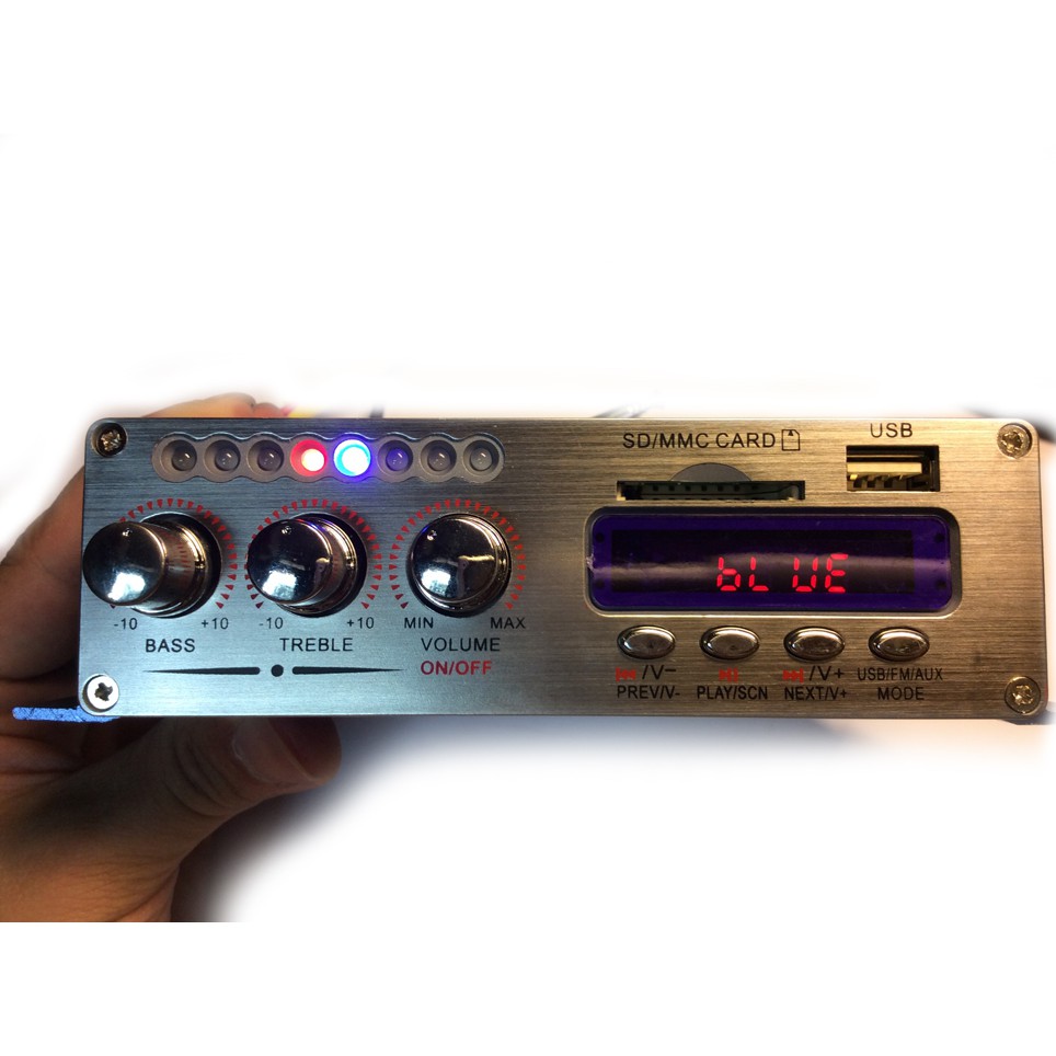 Ampli mini bluetooth 12V kentiger HY502S