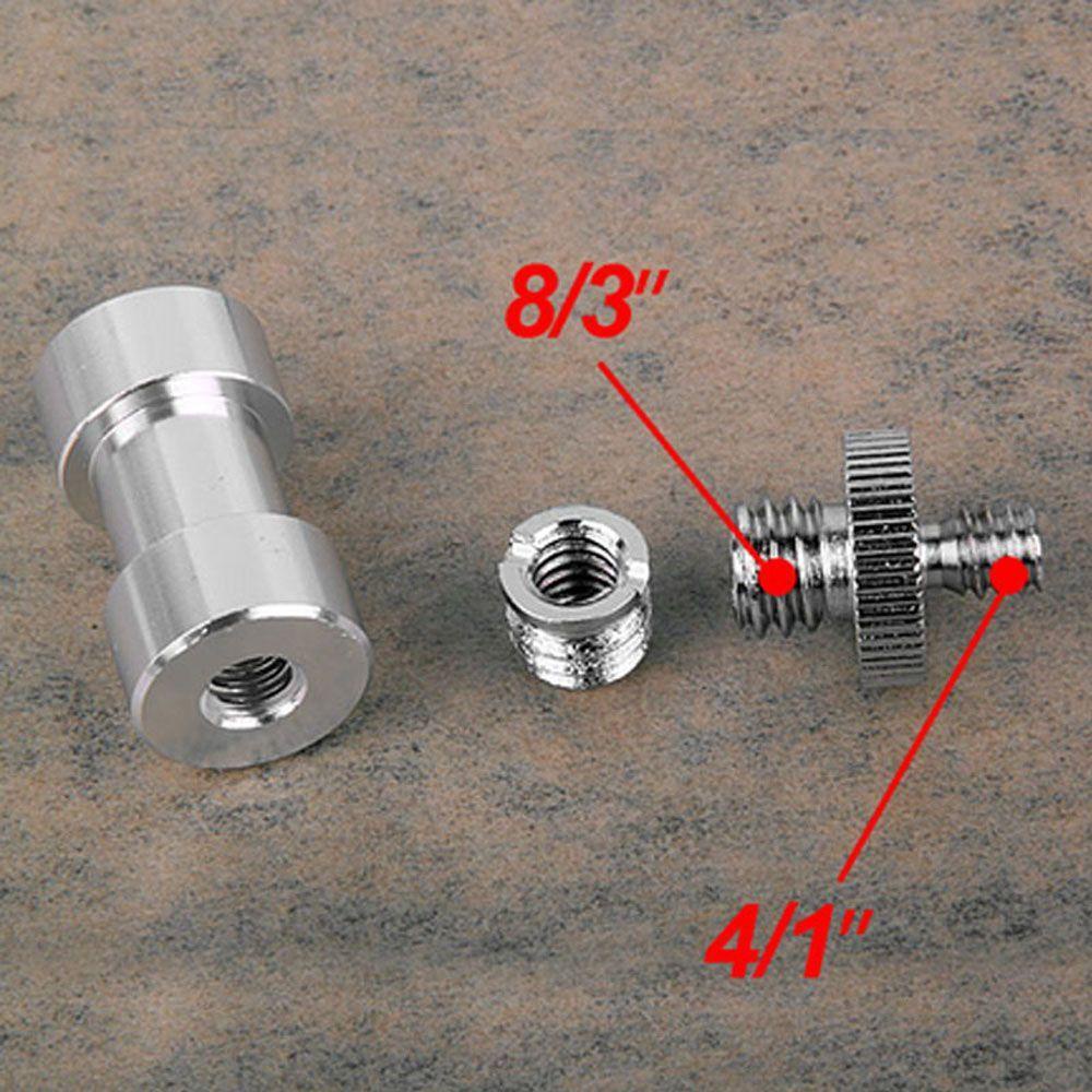 Bộ 5 Ốc Vít Nối 1 / 4 &quot;Sang 3 / 8&quot; Cho Chân Máy Ảnh DSLR SLR