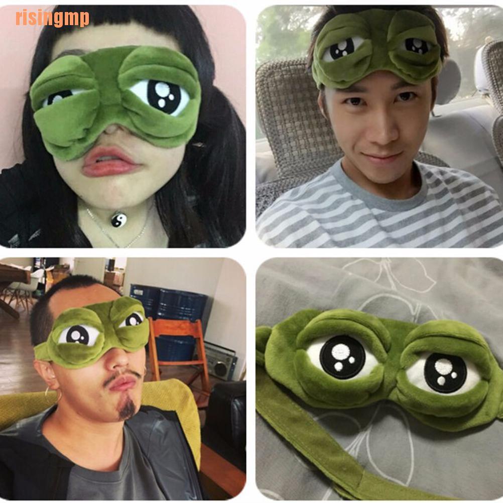Mặt Nạ Che Mắt Hình Ếch 3d Vui Nhộn