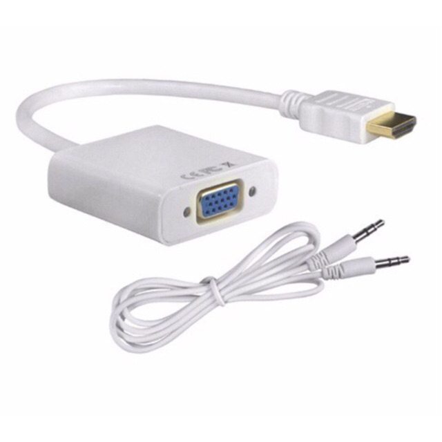 HDMI to VGA , cáp chuyển đổi từ cổng HDMI sang VGA , HDMI ra VGA có âm thanh